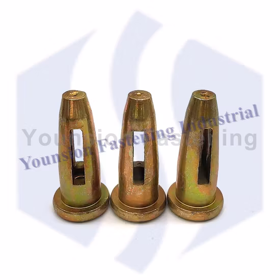 Wedge Pin Round Pin 15*52mm in Yellow Zp