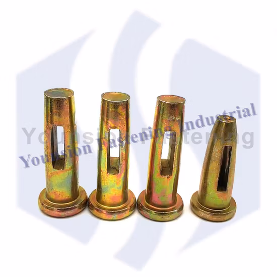 Wedge Pin Round Pin 15*52mm in Yellow Zp