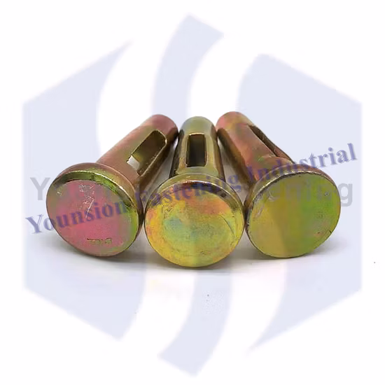 Wedge Pin Round Pin 15*52mm in Yellow Zp